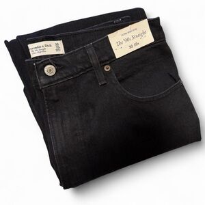 Abercrombie & Fitch Women’s Straight Black Jeans